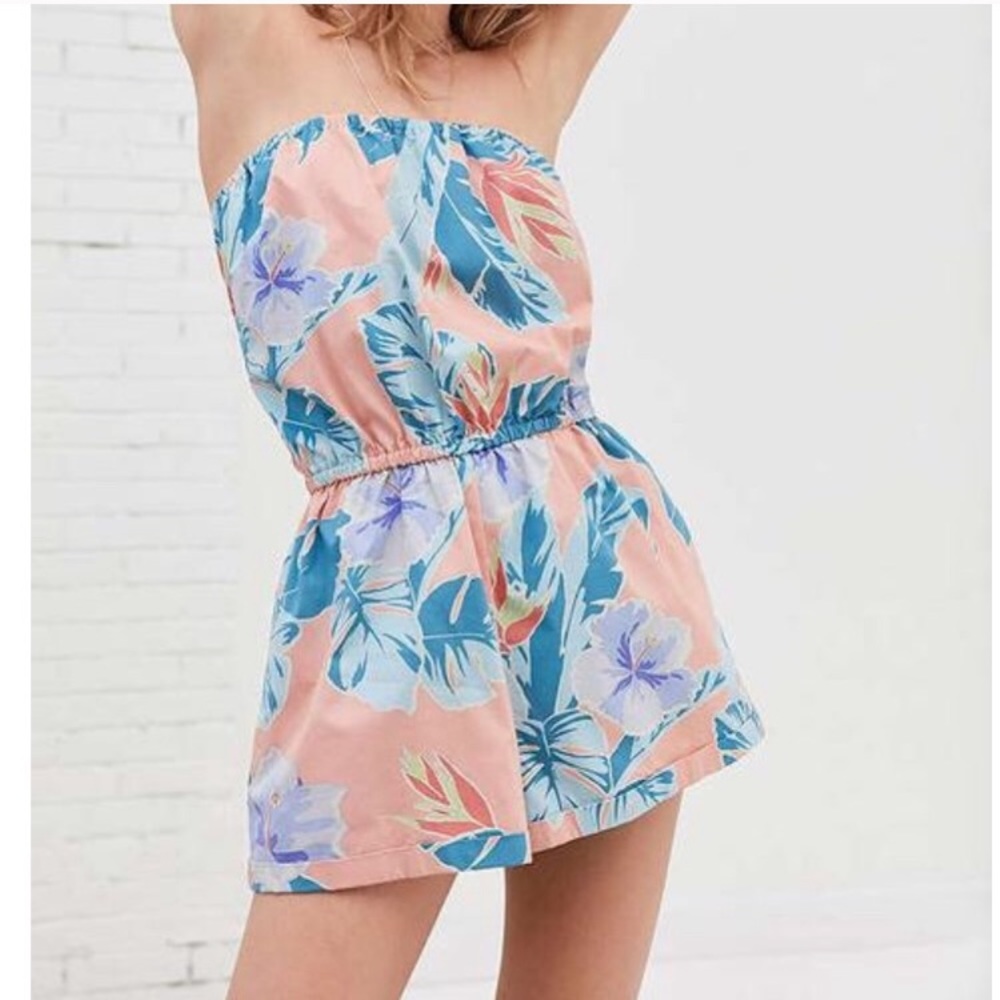 Urban outfitters floral romper